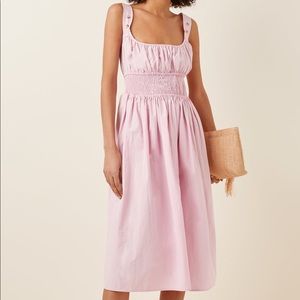 Ciao Lucia pink Lara midi dress